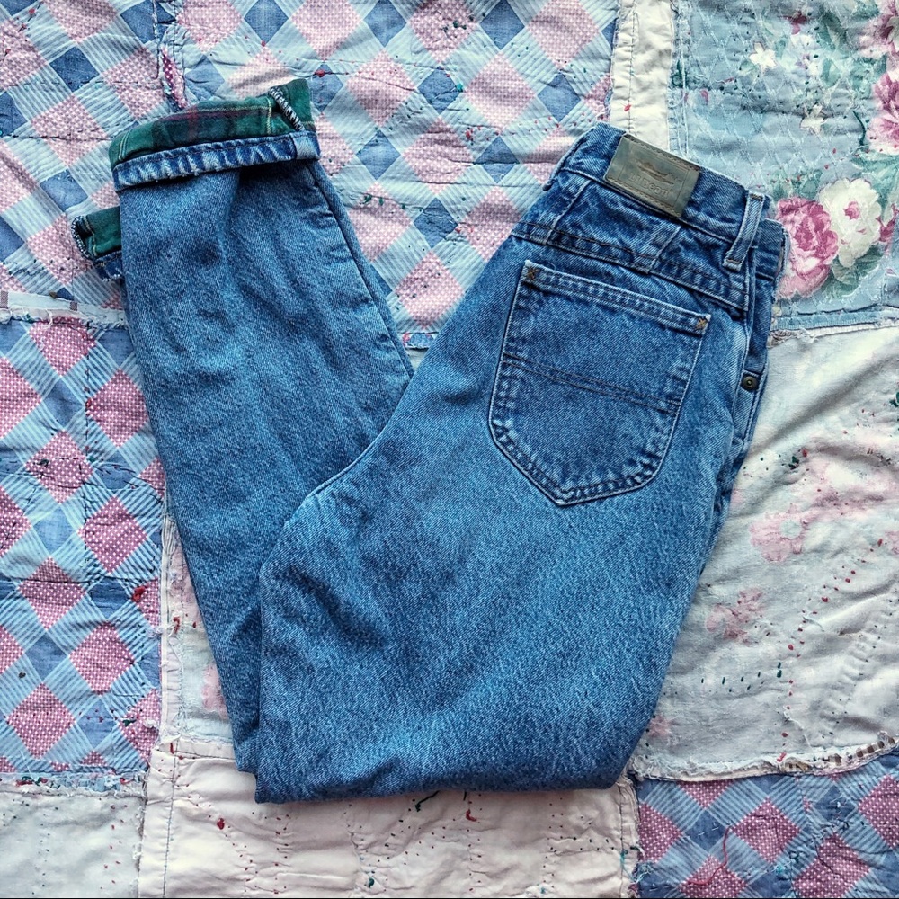 Vintage Flanned Lined LL Bean Jeans
